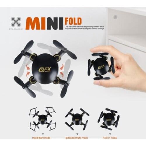 2018 Wifi FPV mini RC Foldable Selfie Drone With 0.3MP Camera 2.4G attitude hold RC pocket toy mini racing quadcopter