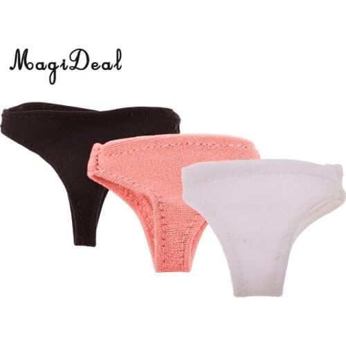 MagiDeal 1/6 Scale Female Briefs Women Underwear Clothes for 12 Inch Action Figure Body Model Accs 3Colors