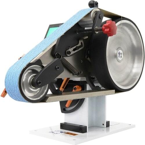 Angle Grinder Grinding Machine Belt Grinder Electric Belt Sander DIY Polishing Grinding Machine Cutter Edges Sharpener