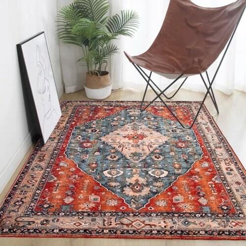 Vintage Morocco Fluffy Carpets Living Room American Bedroom Rugs And Carpet Office Home Study Room Floor Rugs Coffee Table Mat