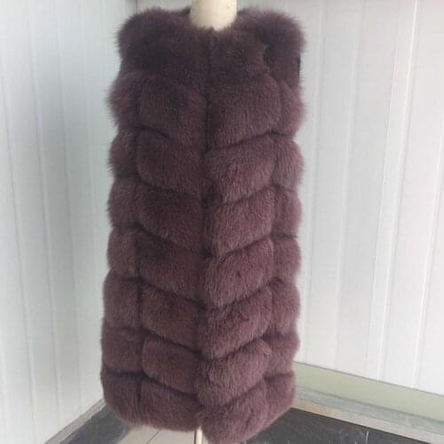 2020 Women Natural Real Fur Jackets Vest Real Fox Fur CoatWinter Outerwear Women Clothes real fox fur coat