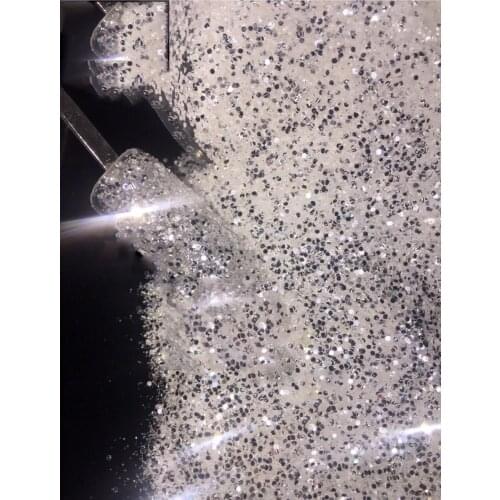 Diamond Glitter Chunky Diamond Glitter Mix Nail Art Gel/Acrylic 50g/bag Silver Diamond Chunky Glitter Mix Solvent Resi