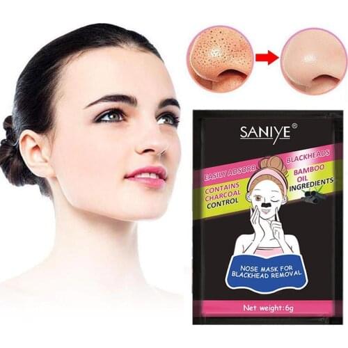 6ml Blackhead Remover Mask Black Dots Spots Acne Treatment Mask Nose Sticker Cleaner Nose Pore Deep Clean Strip
