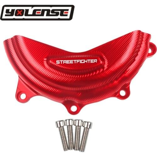 For DUCATI V4 PANIGALE Streetfighter V4 Motorcycle Engine Case Stator Clutch Cover Guards Crash Pad Frame Sliders Protector