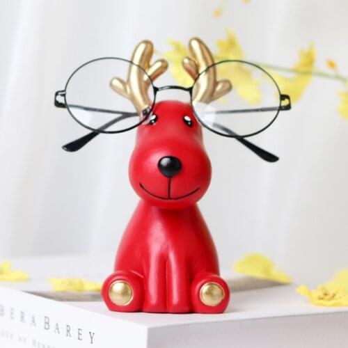 40GB Deer Glasses Holder Eyeglass Display Stand Sunglasses Spectacle Display Reading Glasses Holder for Kids Boys Girls Men