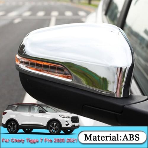 For Chery Tiggo 7 Pro 2020 2021 Car Styling ABS Car External Rearview Mirror Cover Sequins Auto Stickers Automobiles Accessories