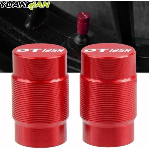 For Yamaha DT125R 2000-2004 2001 2002 2003 Motorcycle CNC Accessorie Wheel Tire Valve Stem Caps CNC Airtight Covers DT125 R