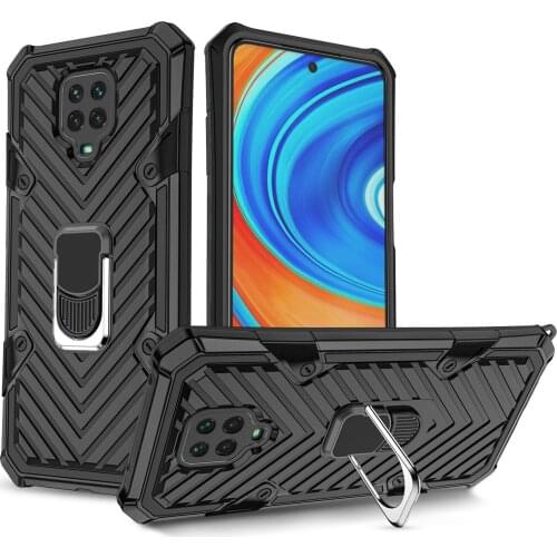 For XiaoMi RedMi Note 9s Note 8 9 Pro Case,Military Drop Tested Shockproof Dual Layer Case with Ring Holder & Stand to Car Mount