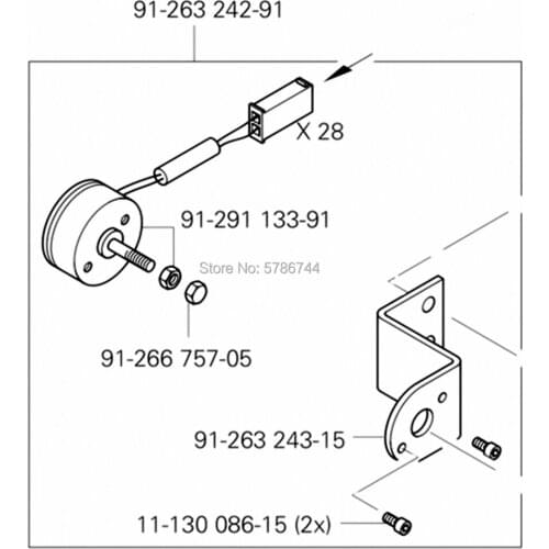 Loose line electromagnet,Solenoid,#91-291133-91,#91-263242-91 for PFAFF shoe mahine 591,574,571,ZOJE ZJ9610,ZJ9620,TTY,JACK,etc