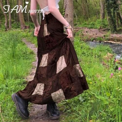 Женские юбки макси Iamhotty China At AliExpress