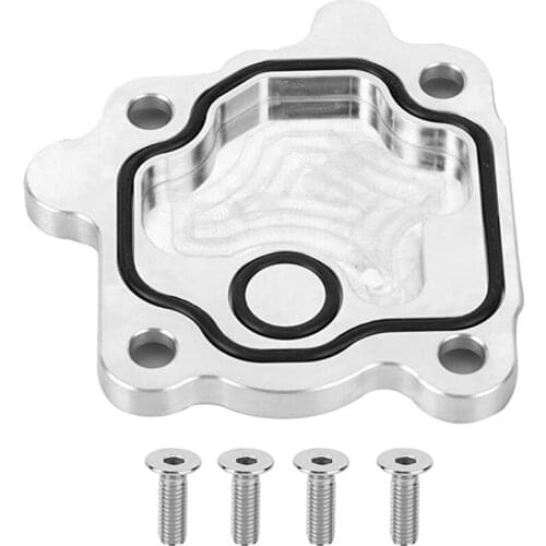 Engine Vacuum Pump Delete Plate,Aluminum Vacuum Pump Delete Cover Plate Accessory for LT1 L82 L83 LV3 L84 L86 L87 Engine