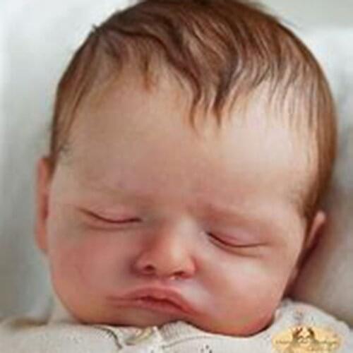 Hoomai 20 inch Reborn Doll Kit Hand Made Baby Rosalie Reborn DIY Doll Kit Toy Soft Real Gentle Touch Vinyl Kit Doll Parts