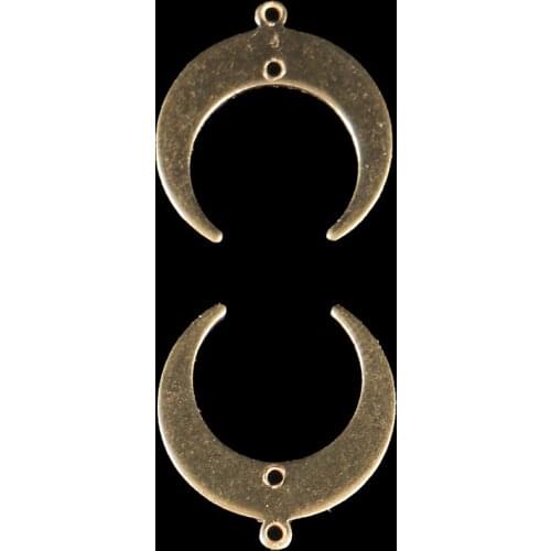 18.9*17.9mm Moon Pendant Fashion Crescent Earring Charm Necklace Pendant, used for DIY jewelry making handmade accessories