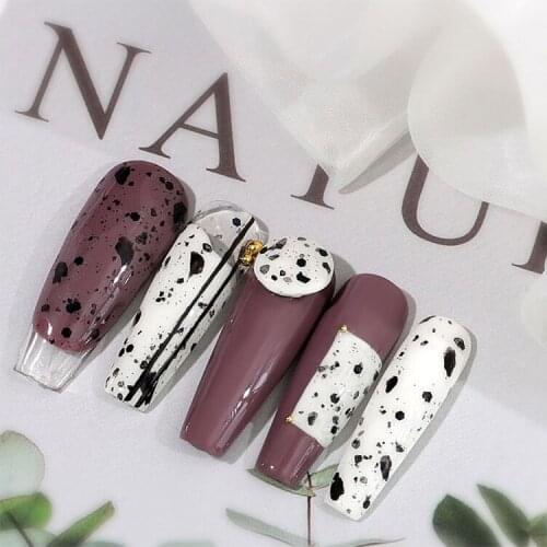 Miss Cheering Fashion Nail Art Quail Egg Nail Polish UV Curable Resin Eggshell Polish Curable Soak Off Eggshell Nail Gel TSLM2