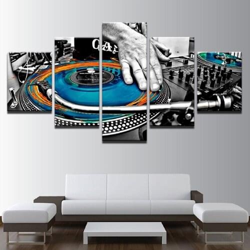 Modular Canvas Painting Wall Picture 5 Panel Anime Tokyo Ghoul Character Poster For Bedroom Living Room Wall Art Decor Framework