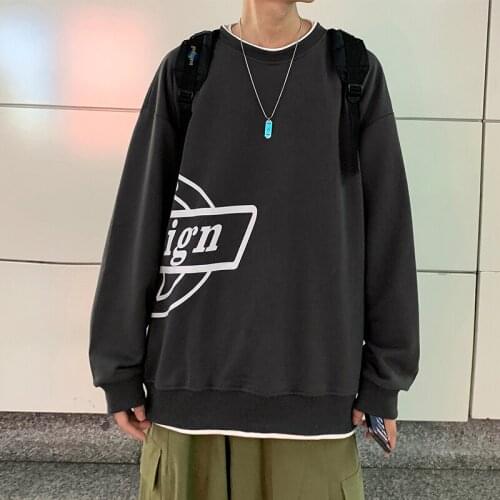 LISM Men Casual Oversized Hoodies 2021 Autumn Fashion Womens Pullover Sweatshirts Vintage Solid Tracksuits Tops Sudaderas Mujer