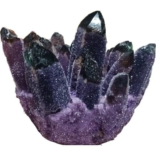 700-850g Natural amethyst cluster raw stones geode reiki quartz for treatment Crystal minerals gemstone remove negative