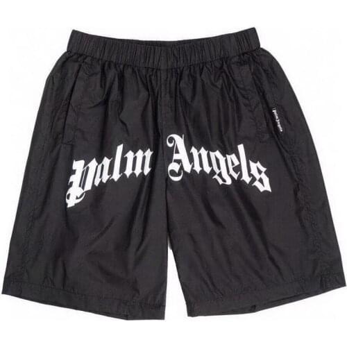 Palm Angels 22SS Men Women Lovers Letter Logo Models Fashion Cotton Short Pants Casual Shorts Boyfriend Gift