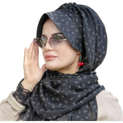 Full Cover Inner Hijab Caps Muslim Stretch Turban Cap Islamic Underscarf Bonnet Solid Under Color Scarf Caps Turbante Mujer