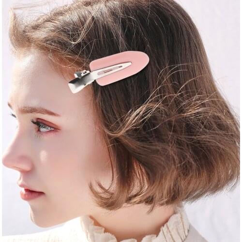 Hair Clips Pro Hairdressing Salon Hairpins Barrette Sectioning Clamps Leaf Professional No Bend Hair Clips Pin