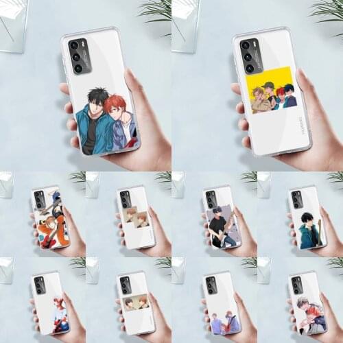 Given Anime Phone Case Transparent For Huawei 8 7 6 5 4 3 2 pro SE i E Soft TPU Clear Mobile Bags Coque