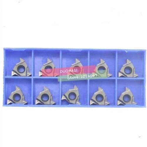 RT16.01N-AG55PB YBG202 Threading Lathe Inserts Tungsten Carbide Threading Inserts 55 degree Internal Threading Inserts