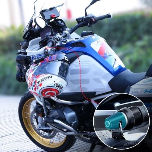 Hidden motorcycle helmet lock anti-theft life waterproof aluminum alloy material is suitable for BMW, Yamaha, CFMOTO, etc