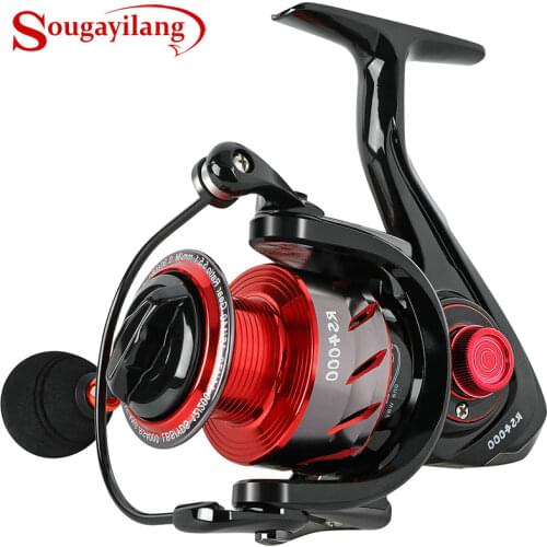 Sougayilang Carp Fishing Reel With Spare Coil Spinning Reel Max Drag 13KG Wheels Left/Right Casting Sea Fishing Reel De Pesca