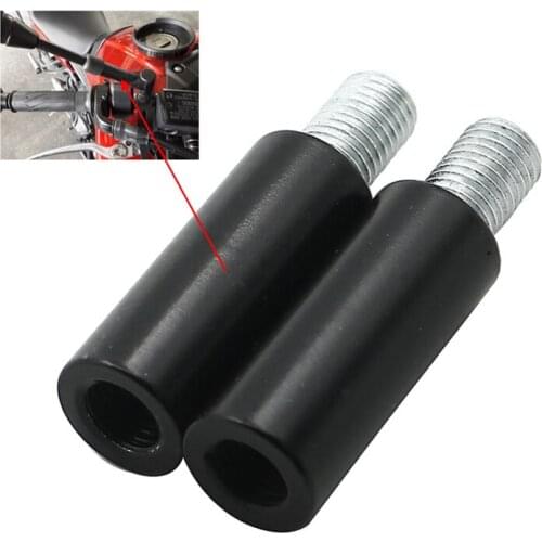 1 Pair Mirror Extenders 40mm For Yamaha MT09 FZ09 FJ09 MT10 MT07 Tracer naked Blue black color
