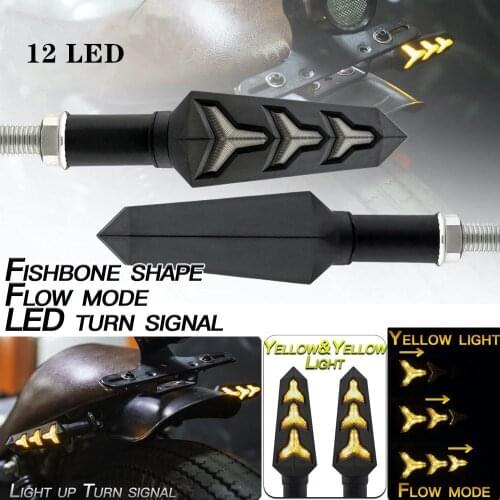Universal Motorcycle LED Amber Turn Signal light Flashing Indicators Blinker Turn Signal Lamp for Honda/Yamaha/Suzuki/Kawasaki