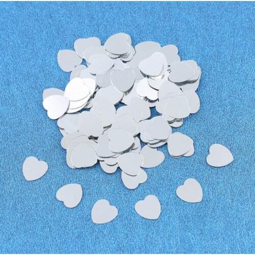 1cm confetti shiny hearts for Gift Craft Birthday Wedding Party baby shower favor Decor DIY table crakers scatter sprinkles Wh
