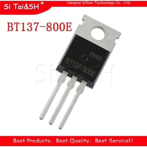 10pcs BT137-800E TO220 BT137-800 TO-220 BT138 Triacs sensitive gate new and original