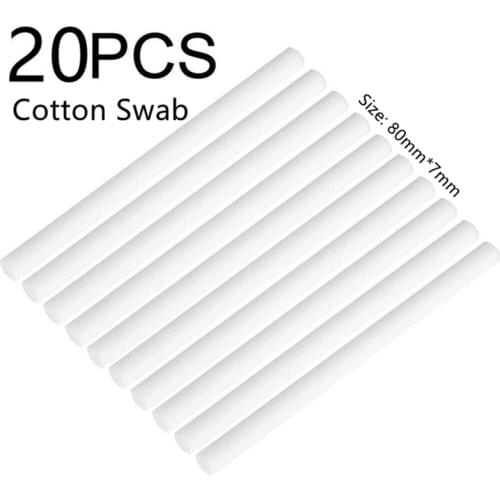 10 Packs 7mm Humidifier Cotton Swab Core Cotton Filter Wicks Humidifier Sticks Cotton Filter Sticks Replace Humidifier Parts