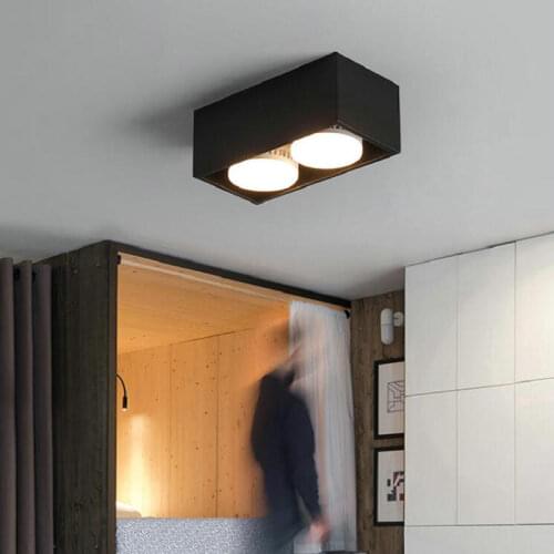 2head GX53 LED Downlights 20W Surface Mounted LED Ceiling Lamps Spot Light LED Downlights