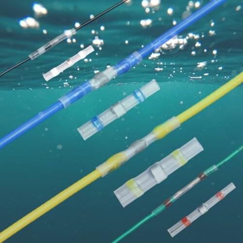 50PCS Heat Shrink Connectors Waterproof Solder Wire Connectors & Heat Shrink Butt Crimp Connectors - Electrical Connectors