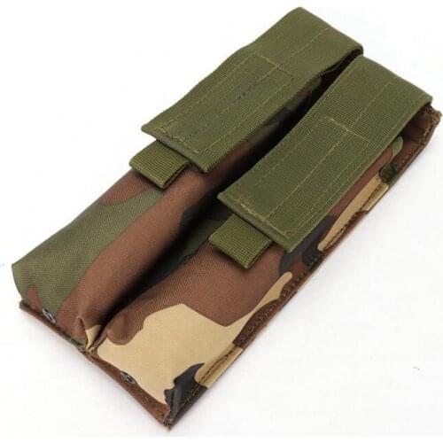 Airsoft Molle Tactical P90/UMP Double Magazine Pouc Military Hunting Mag Pouches Pistol Rifle Gun Magazine Holder Bag