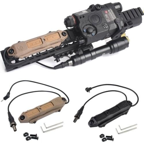 Airsoft Tactical Augmented Pressure Switch Double Switch For PEQ-15 PEQ-16A an Peq Airsoft