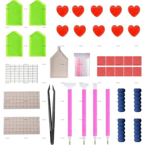 5d Diamond Embroidery Accessories diamond painting Tools Kits Boxes Cross Stitch Cases Storage Organizer beads container