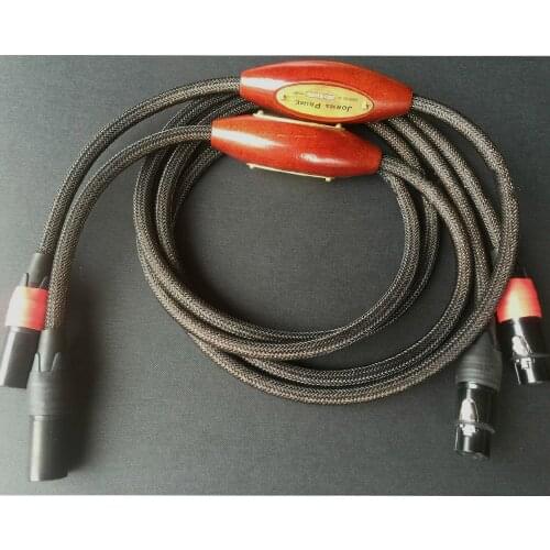 One Pair HIFI Jorma Design Statement XLR Interconnect Cable with Neutrik XLR Connector Plug Audio Cables