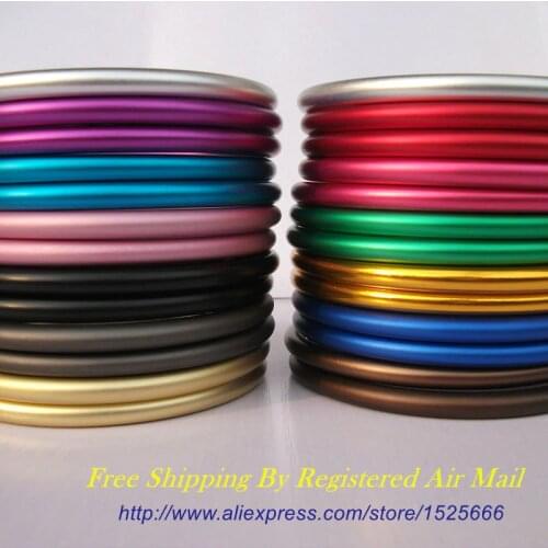 Free Shipping 20pcs/10pairs Large 3" Colored Aluminium Sling Rings Stock DIY Baby Wraps and Slings