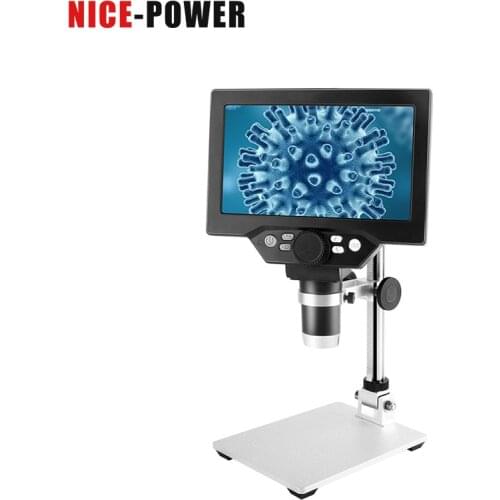 7 Inch Digital Microscope for soldering AD206 1080P Soldering Microscope for Phone watch Repairing SMD/SMT Video Recording