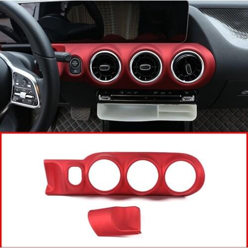 For Mercedes Benz B Class W247 2019-2020 Car Interior Central Control Air Conditioning Decorative Panel Cover Trim Accessories