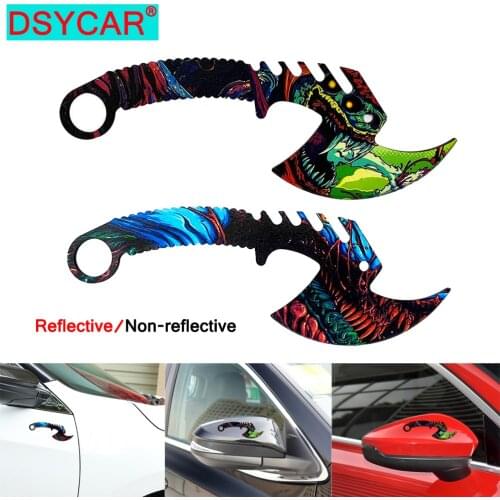 DSYCAR 1Pcs Funny Car Sticker Decal Waterproof Stickers for Car Window Bumper Laptop Motorcycle