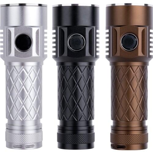 HAIKELITE HK4S 4x SST40 7000LM 500M Anduril UI Ultra Bright EDC Latarka Type-C Szybkie ładowanie USB Ładowalna Mini Latarka LED