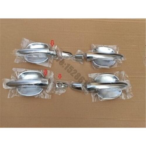 ABS Chrome Door Handle Bowl Door handle Protective covering Cover Trim Car-styling for 2011-2017 KIA Sportager