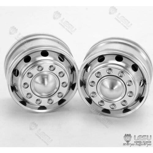 Metal LESU Front Hub Bearing for 1/14 RC TAMIYA VOLVO FH12 FH16 Tractor Truck DIY Dumper Model