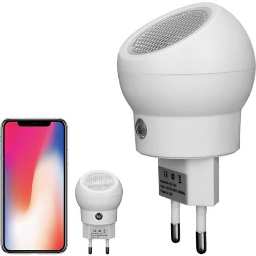 EU Plug Sensor LED Night Lights Smart Home Automatically Switch On/Off Feeding Lamp Babies Cute Bedroom Decoration Ornaments