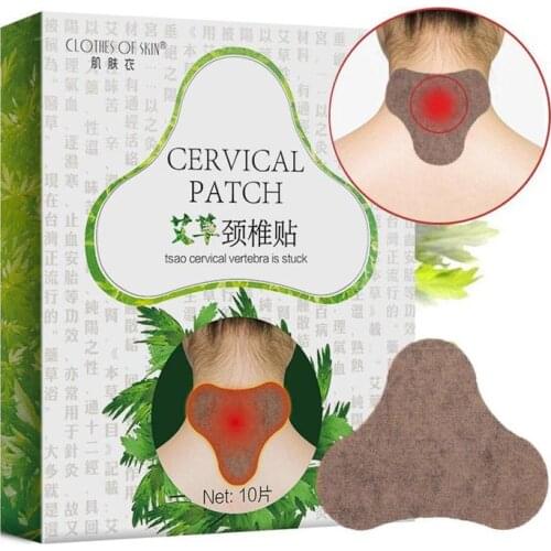 New 2019 10pcs/box Knee Moxa Moxibustion Plaster Leg Pain Relief Wormwood Sticker Self Heating Warming Meridians Patches Plaster