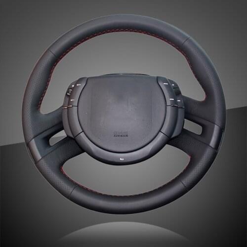 Car Braid On The Steering Wheel Cover for Citroen C4 Picasso 2007-2013 Car Steering Wheel Cover Leather Interior Accessories