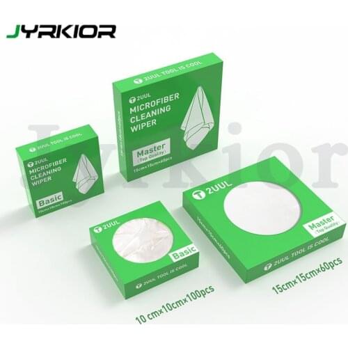 2UUL Microfiber Cleaning Wiper White Disposable Dry Industrial Lint Free Beauty Salon Cleaning Wipers Cleanroom Cloth